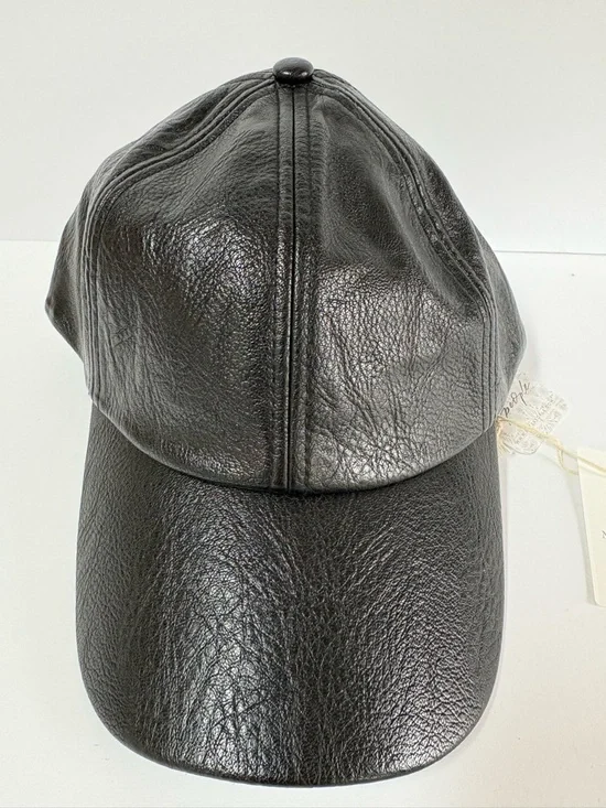 NWT Wyeth Hailey Faux Leather Baseball Cap - Picture 4 of 12